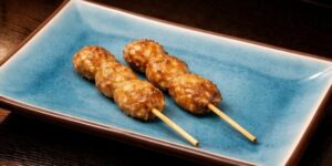 Brochettes boulettes de poulet