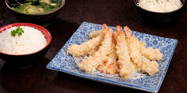 Menu Tempura crevettes et poisson
