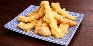 Tempura crevettes et poisson